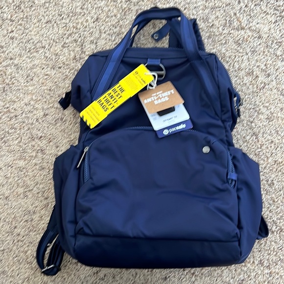 Pacsafe Bags Pacsafe Citysafe Cx Travel Pack Nightfall Blue Poshmark